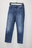 Old Navy Women's The Sky -Hi Straight Extra High Rise  Jeans Blue 0 Pre-Owned