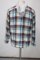 Pacsun Men's  Flannel Shirt Blue L Pre-Owned