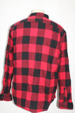 Old Navy Men's Regular Fit Flannel Shirt Red L Pre-Owned