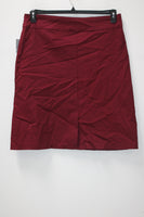 Jm Collection Bandleader Skirt Red LARGE