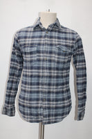 Merona Men's  Flannel Shirt Blue S Pre-Owned