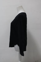 Loft Women's Top Black M Pre-Owned