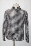 APT.9 Men's Modern Fit Flannel Shirt Gray M Pre-Owned