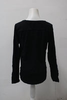 Loft Women's Top Black M Pre-Owned