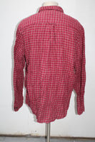 Saddiebred Men's  Flannel Shirt Red XLT Pre-Owned