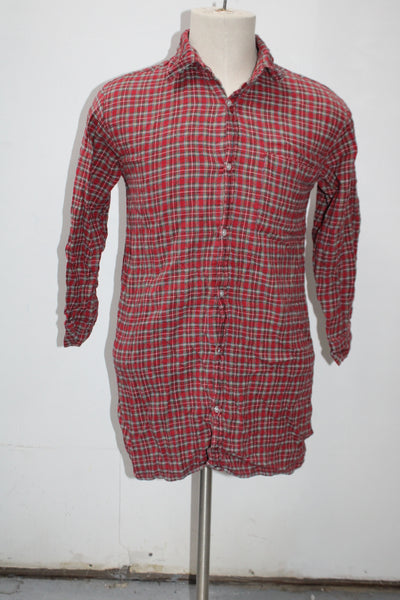 Old Navy Men's  Flannel Shirt Red S Pre-Owned