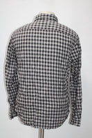 APT.9 Men's Modern Fit Flannel Shirt Gray M Pre-Owned