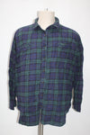 Bdg Men's  Flannel Shirt Blue L Pre-Owned