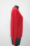 Karen Scott Petite Mock-Neck Sweater Red PXL