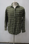 John Aahford Men's  Flannel Shirt Green M Pre-Owned