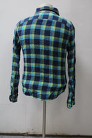 Hollister Men's  Flannel Shirt Blue M Pre-Owned