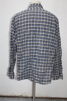 Eddie Bawer Men's Relaxed Fit Flannel Shirt Blue XL Pre-Owned