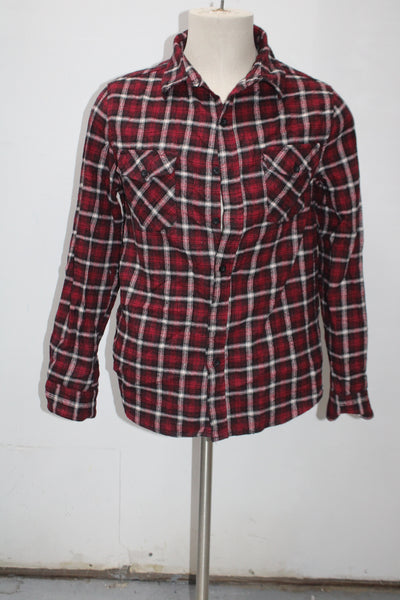 Elxr Men's  Flannel Shirt Red M Pre-Owned