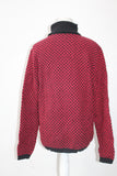 Karen Scott Petite Cotton Textured Turtleneck Sweater, Red, PL