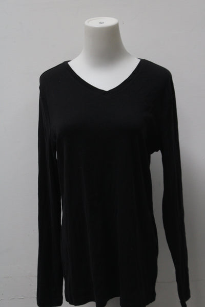 Faded Glory Women's Top Black XL Pre-Owned