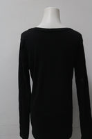 Faded Glory Women's Top Black XL Pre-Owned