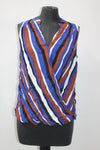 INC Womens Petites Sleeveless Striped Tank Top Multi 10P