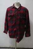 Out Door Life Men's  Flannel Shirt Red XL Pre-Owned