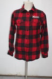 Burnside Men's  Flannel Shirt Red S Pre-Owned