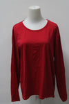 Land's End Women's Top Red XS Pre-Owned