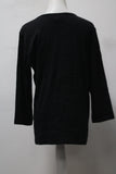 Karen Scott Women's Top Black L Pre-Owned