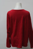 Land's End Women's Top Red XS Pre-Owned