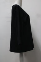 Karen Scott Women's Top Black L Pre-Owned