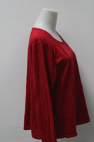 Land's End Women's Top Red XS Pre-Owned