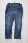 Lee Riders Women's Relaxed Jeans Blue 16P Pre-Owned