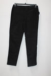 Karen Scott Straight-Leg Faux-Denim Pants Black Wash PL