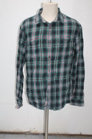 Ulttimate Hannel Men's  Flannel Shirt Green XL Pre-Owned