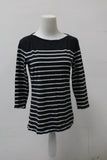 Time & Tru Women's Top Black S Pre-Owned