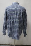 Savile Row Men's  Flannel Shirt Blue XL Pre-Owned