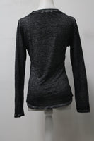 Derek Heart Women's Top Gray M Pre-Owned