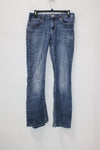 Lee Women's Mid Rise Boot Cut Jeans Blue 6M Pre-Owned