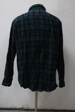 George Men's  Flannel Shirt Blue XL(46-48) Pre-Owned