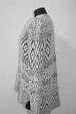 Style Co Petite Fair Isle Eyelash Sweater Grey Combo PL