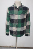 Heri Tagr Men's  Flannel Shirt Green M Pre-Owned