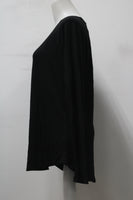 Time & Tru Women's Top Black M Pre-Owned