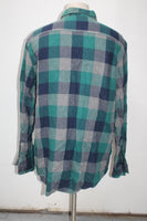 Sonoma Men's  Flannel Shirt Green XL Pre-Owned