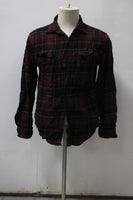 George Men's  Flannel Shirt Brown S(34-36) Pre-Owned