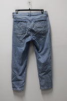 Old Navy Women's Straight High Rise  Jeans Blue 14 Pre-Owned