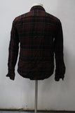 George Men's  Flannel Shirt Brown S(34-36) Pre-Owned