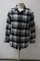 Club Room Men's  Flannel Shirt Gray L Pre-Owned