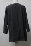 Vintage Cotton Women's Top Gray 2XL Pre-Owned