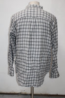 Savile Row Men's  Flannel Shirt Gray XL Pre-Owned