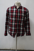 Faded Glory Men's  Flannel Shirt Red S(34-36) Pre-Owned