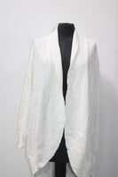 Style & Co. Women's Shawl-Lapel Open-Front Cardigan (Winter White, L)