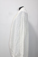 Style & Co. Women's Shawl-Lapel Open-Front Cardigan (Winter White, L)