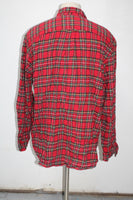 Saddiebred Men's  Flannel Shirt Red XLT Pre-Owned